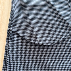 全4色　Vネック　ストレッチ　小千鳥格子　ワンピース♪オーダーサイズ可 10枚目の画像