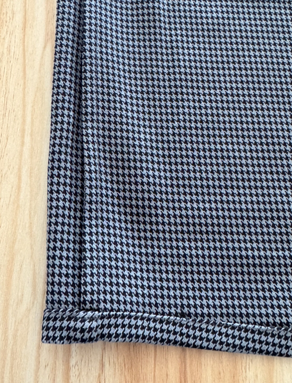 全4色　Vネック　ストレッチ　小千鳥格子　ワンピース♪オーダーサイズ可 12枚目の画像