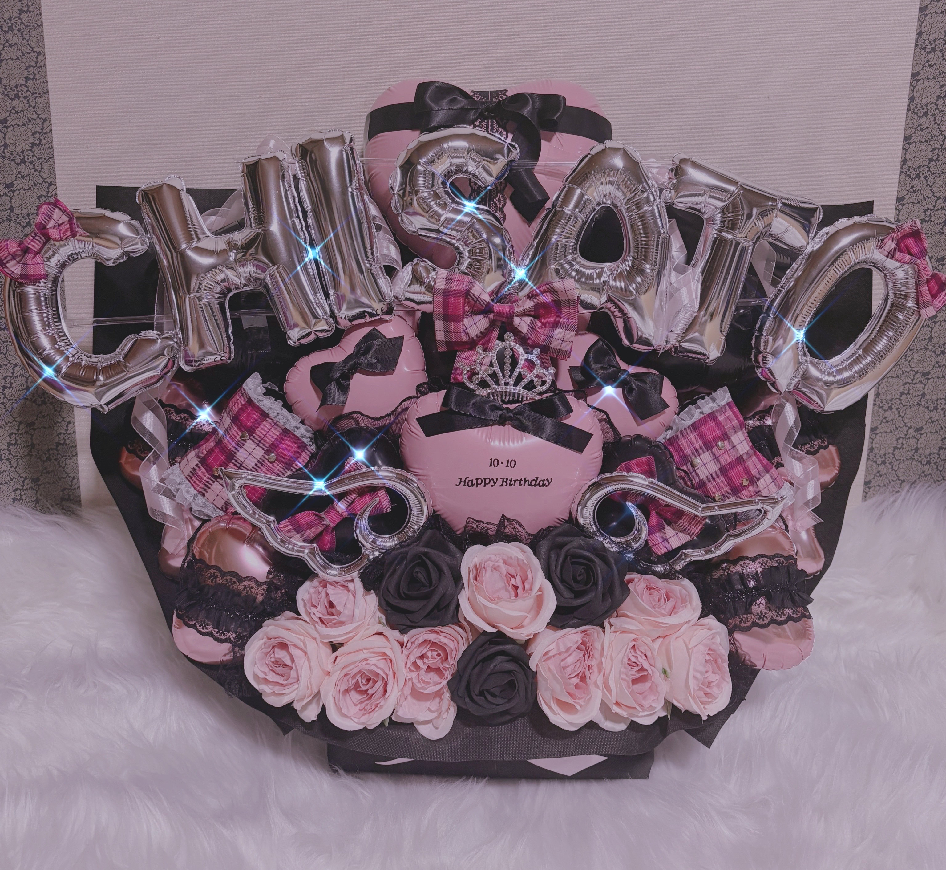 生誕祭　推し活　バルーンアレンジ  フラスタ　卓フラ　バルーンギフト　成人式　バルーンブーケ　卒業