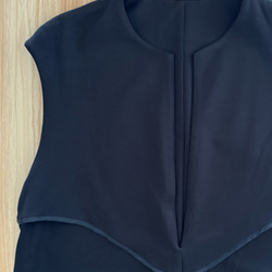 （再販）全18色　Vネック　ストレッチ ワンピース♪オーダーサイズ可 14枚目の画像