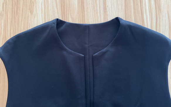 （再販）全18色　Vネック　ストレッチ ワンピース♪オーダーサイズ可 13枚目の画像