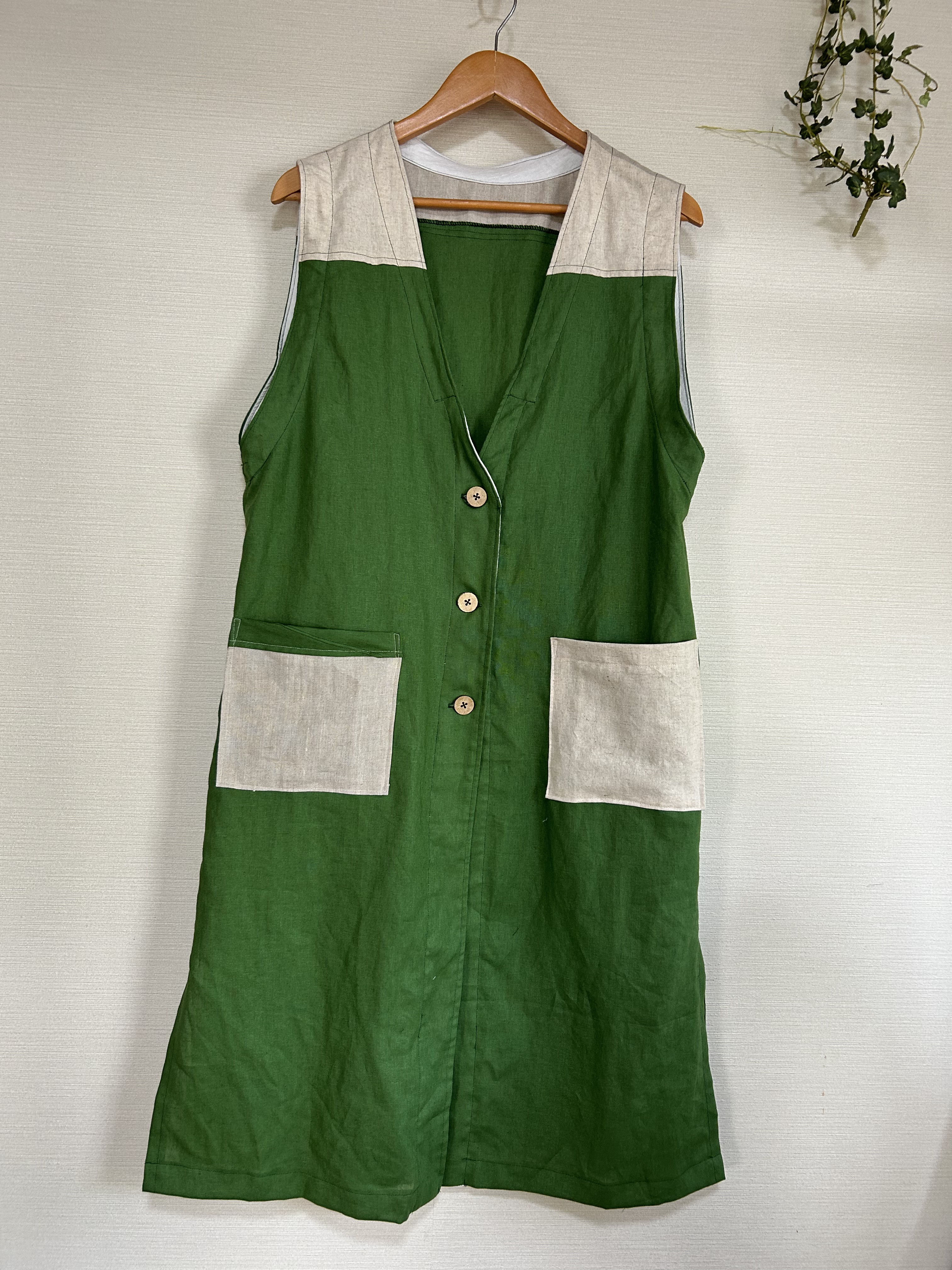 ハンドメイド　ベストチュニック