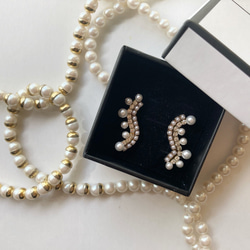 Nami Nami pearl【パール/ストーン/クリスマス/プレゼント/プチギフト/雪/音符】 1枚目の画像