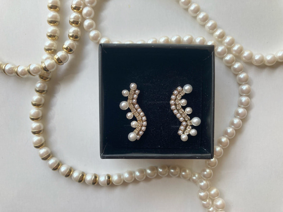 Nami Nami pearl【パール/ストーン/クリスマス/プレゼント/プチギフト/雪/音符】 5枚目の画像