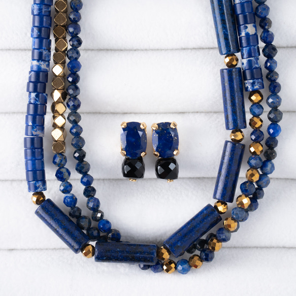 ラピスラズリ２点セット～ホリデーボックス～　ホリデーボックス2025　クリスマス 2枚目の画像