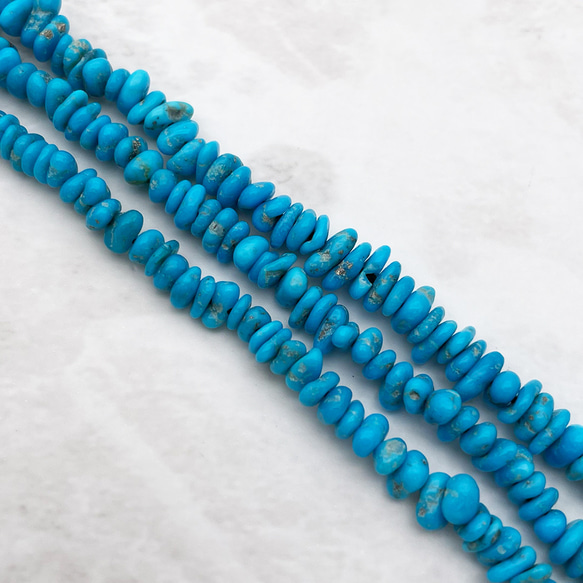 スリーピングビューティー ターコイズ 20cm トルコ石 小粒 2mm 3mm 5mm 7mm st0003 3枚目の画像