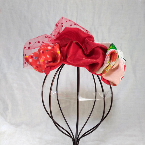 七五三　七五三髪飾り　顎紐付き ヘッドドレス　リメイク髪飾り　SP01 七五三 七五三髪飾り 顎紐付き ヘッドドレス リメイク髪飾り SP01