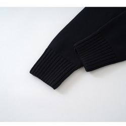 【コーディネートしやすい⭐︎つい毎日着たくなる ラグランスリーブ アウターみたいなカーディガン】ブラック T-00091 8枚目の画像