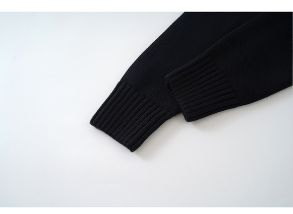 【コーディネートしやすい⭐︎つい毎日着たくなる ラグランスリーブ アウターみたいなカーディガン】ブラック T-00091 8枚目の画像