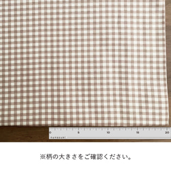 生地 布 オックス コットン100% 50cm単位販売 商用利用可 ハンドメイド 手芸 定番ギンガム50cm 11枚目の画像