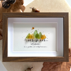 kanon　オーダー受付　シーグラス／天然石／フレームアート／壁掛け／原画 kanon様専用 オーダー受付 シーグラス／天然石／フレームアート