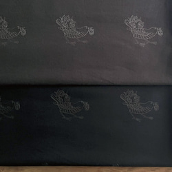 刺繍生地 バード 布 ビエラ 起毛 コットン100％ 50cm単位販売 手芸 商用利用可 鳥柄 刺繍バード 12枚目の画像