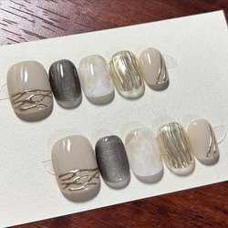 A13ベリーショートニュアンスネイルチップ ネイルチップ（つけ爪