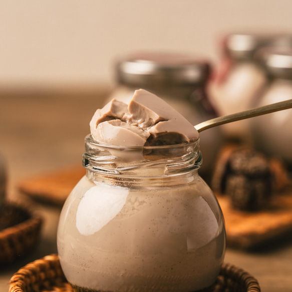 【秋限定商品】詰め合わせ ほうじ茶プリン ２個＋ 白いプリンサルルン１個 3枚目の画像