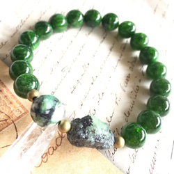 タイチンコッパー(タイチンルチル)クォーツ C 14mm×3粒 天然石