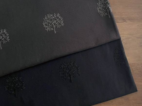 刺繍生地 ツリー 布 ビエラ 起毛 コットン100％ 50cm単位販売 手芸 手作り ハンドメイド 商用利用可刺繍ツリー 10枚目の画像