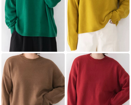 【美品】ウール100%ニットタイ　8.0cm幅　3本セット 柄ニットプルオーバー LE SOUK HOLIDAY｜クロスプラス公式通販サイト