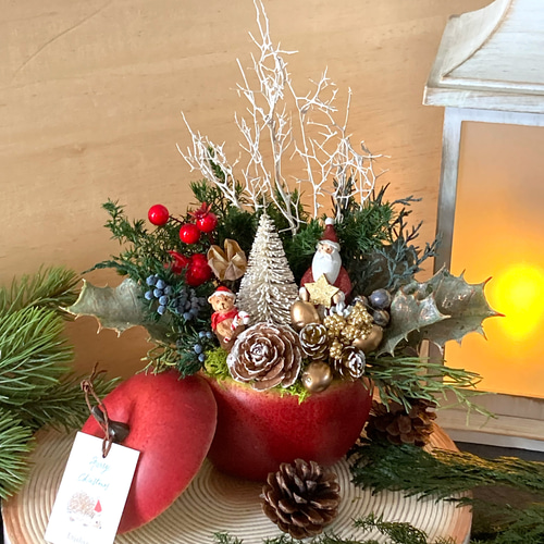 りんごの国のサンタとクマ君のChristmas