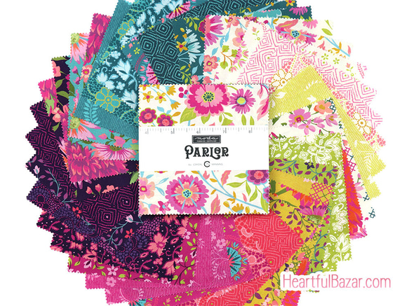 USAコットン moda charmpack 42枚セット PARLOR 1枚目の画像