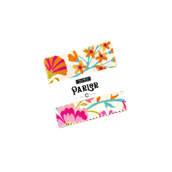 USAコットン moda mini charm 42枚セット PARLOR 1枚目の画像