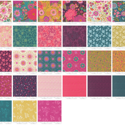 USAコットン moda mini charm 42枚セット PARLOR 3枚目の画像