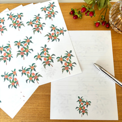 香る金木犀のレターセット 4枚目の画像