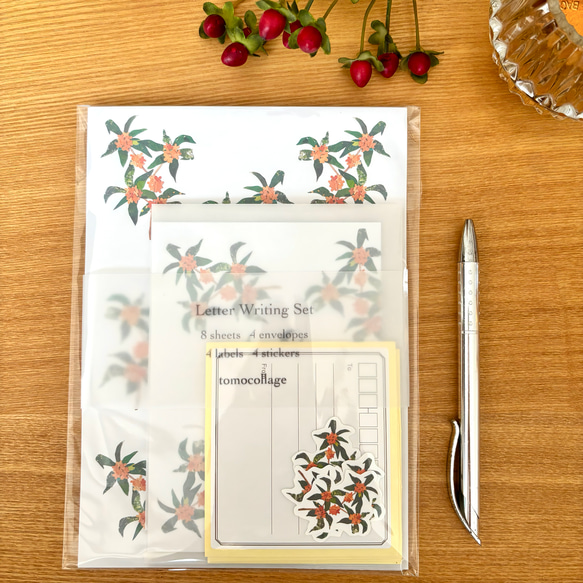 香る金木犀のレターセット 5枚目の画像