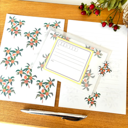 香る金木犀のレターセット 2枚目の画像