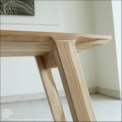 チーク無垢材 ベンチDiag/120 長椅子 ダイニングベンチ 椅子 イス 無垢材ベンチ ナチュラル 世界三大銘木 9枚目の画像