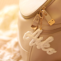 オーダーメイド：キーホルダー】おなまえの絞り出し生クリーム（アルファベットのみ） 13枚目の画像