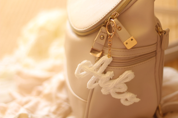 オーダーメイド：キーホルダー】おなまえの絞り出し生クリーム（アルファベットのみ） 13枚目の画像