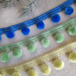 【50cm単位～】KH-200A・ボンボンフリンジ 1枚目の画像