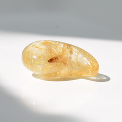 【チャンスを呼び込む金針のたすき掛け☆】人気 勾玉 ゴールド ルチル クォーツ 一点物【KMr66】自分らしく 京海堂 7枚目の画像