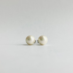 貝パールオールノットネックレスセットS/イヤリング又はピアス/エクリュピンク/専用ケース付/made in japan 10枚目の画像