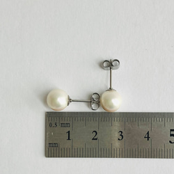 貝パールオールノットネックレスセットS/イヤリング又はピアス/エクリュピンク/専用ケース付/made in japan 12枚目の画像