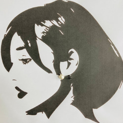 貝パールオールノットネックレスセットS/イヤリング又はピアス/エクリュピンク/専用ケース付/made in japan 13枚目の画像