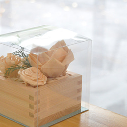 かんなくずのお花【Masu Flower】フラワーボックス 6枚目の画像