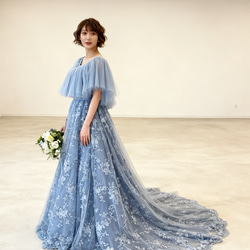 JbyBlue 結婚式　ドレス　ベージュ フリルスリーブ オケージョン JbyBlue 結婚式 ドレス ベージュ フリルスリーブ オケージョン
