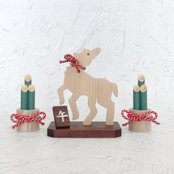 【期間限定10%オフ】2026干支飾り「躍動する午」　午／馬／干支飾り／正月飾り／縁起物 10枚目の画像