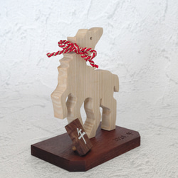 【期間限定10%オフ】2026干支飾り「躍動する午」　午／馬／干支飾り／正月飾り／縁起物 5枚目の画像