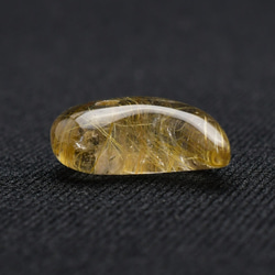 【抜群の透明感と美しく伸びる金針】人気 勾玉 ゴールド ルチル クォーツ 一点物【KMr67】お守り効果 京海堂 7枚目の画像