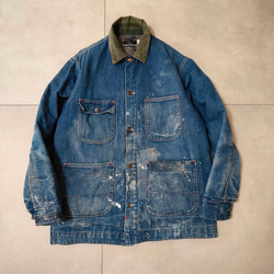 パッチワークリペア ビンテージ sears デニム カバーオール