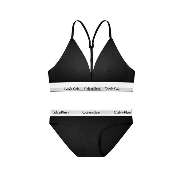 Calvin Klein カルバンクライン ブラ&ショーツ / 上下セット 黒色　Sサイズ 3枚目の画像