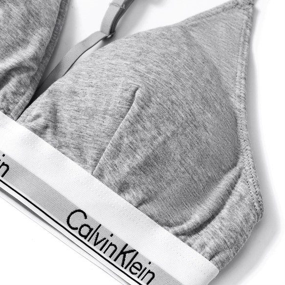 Calvin Klein カルバンクライン　ブラ&ショーツ / 上下セット 灰色　Mサイズ 6枚目の画像