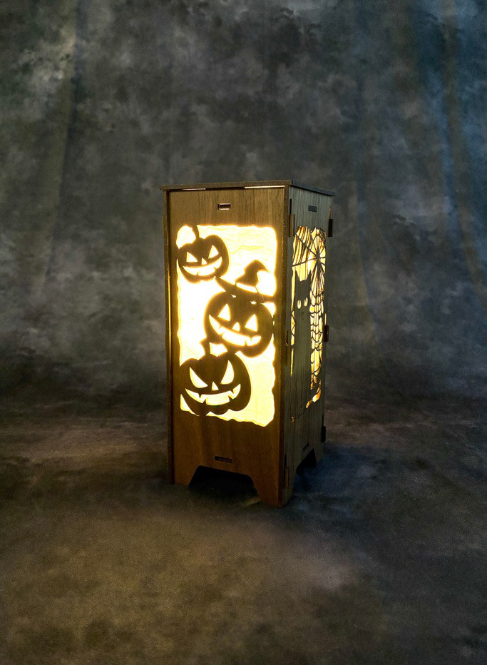 fuie LIGHT　(フイエ　ライト)　行灯型間接照明　HW-S　間接照明　ハロウィン　ライト　ランプ　インテリア