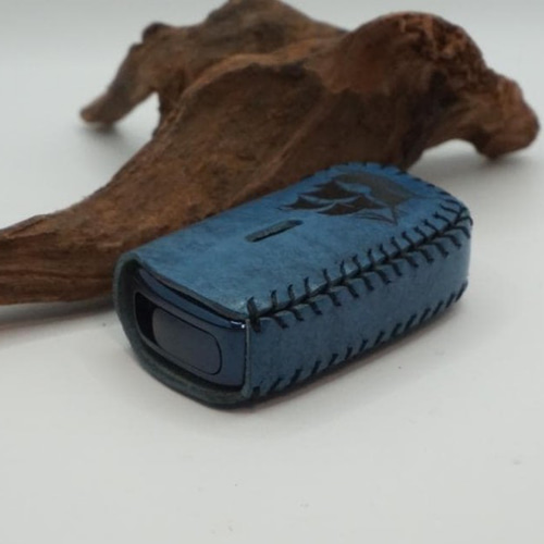 プルームキューブケース 本革 イタリア産マヤ 焼印 海賊 アイコス