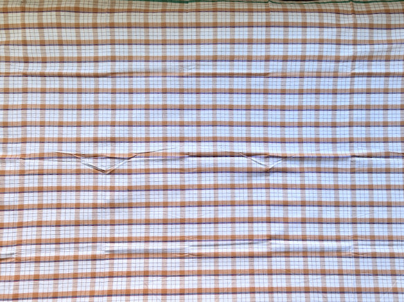 カディ　ルンギ【F】/125cm×200cm/手紡ぎ手織り布/インド 8枚目の画像