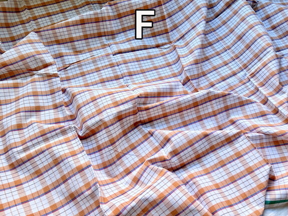 カディ　ルンギ【F】/125cm×200cm/手紡ぎ手織り布/インド 3枚目の画像