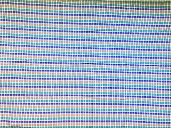 カディ　ルンギ【H】/125cm×200cm/手紡ぎ手織り布/インド 11枚目の画像