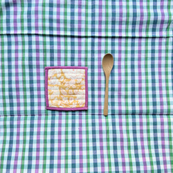 カディ　ルンギ【I】/125cm×200cm/手紡ぎ手織り布/インド 7枚目の画像